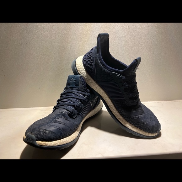 Adidas pureboost running shoes navy -used - Picture 2 of 3